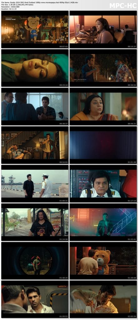 Buddy 2024 South Hindi Full Movie HD Screenshot
