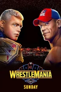 WWE WrestleMania – 41 Poster