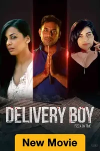 Delivery Boy Pizza On Time Poster